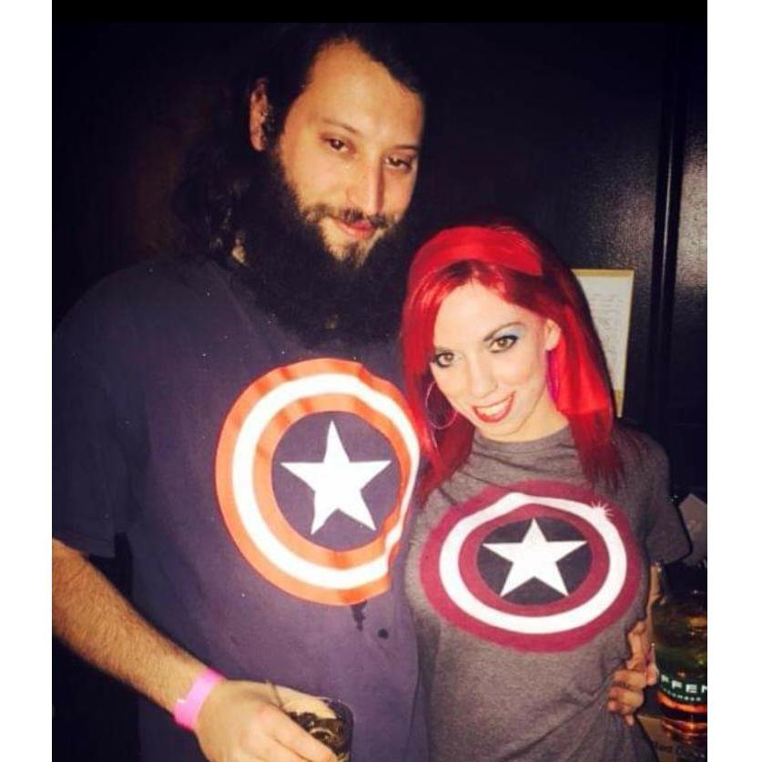 The very first month we were together. "Couples who twin together, stay together"