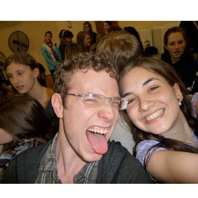 Our first ever picture together as friends!