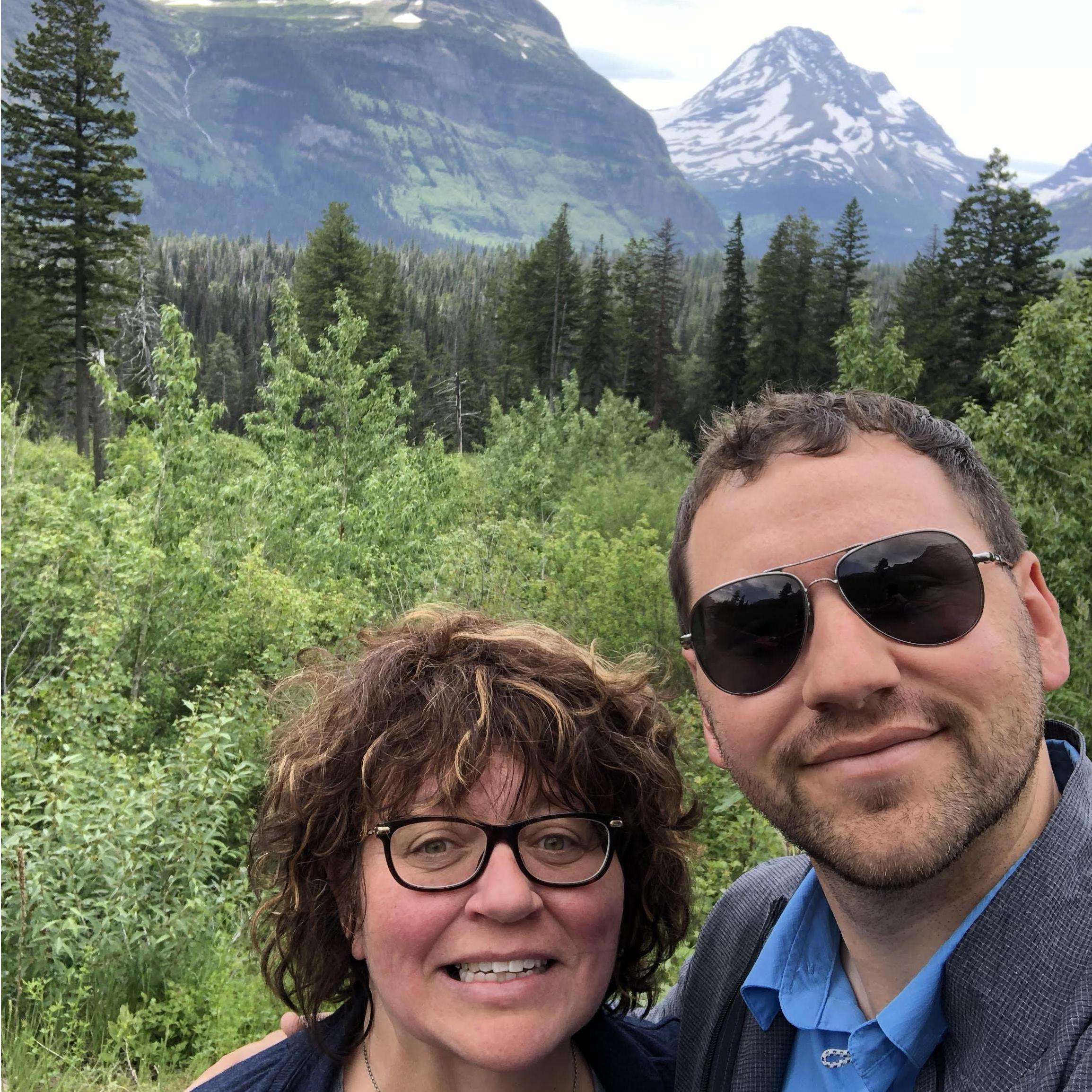 Mom & I in Glacier National Park