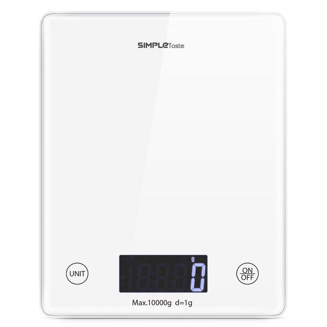 Digital Kitchen Scale Precise Cooking and Baking Scale, Multifunction - White