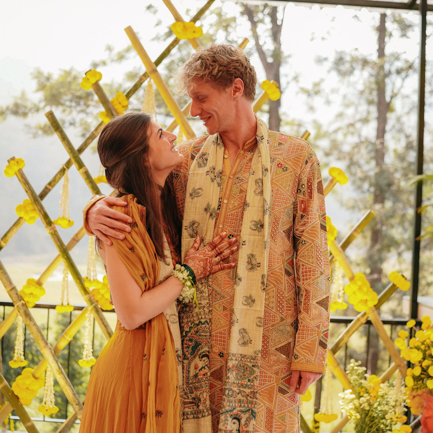 Haldi for Mithila + Joshua's wedding