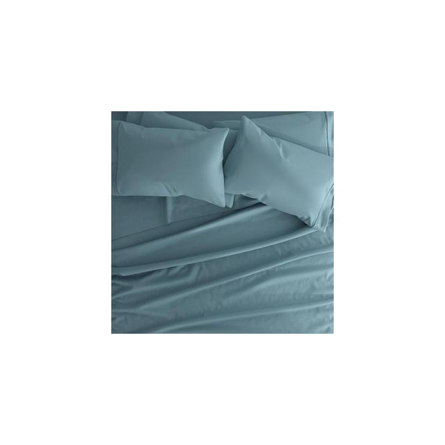 Solid 6 Piece Sheet Set - Ultra Soft, Easy Care - Becky Cameron, Ocean, King