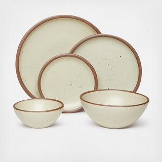 Potters 5-Piece Dinnerware Set, Service for 1