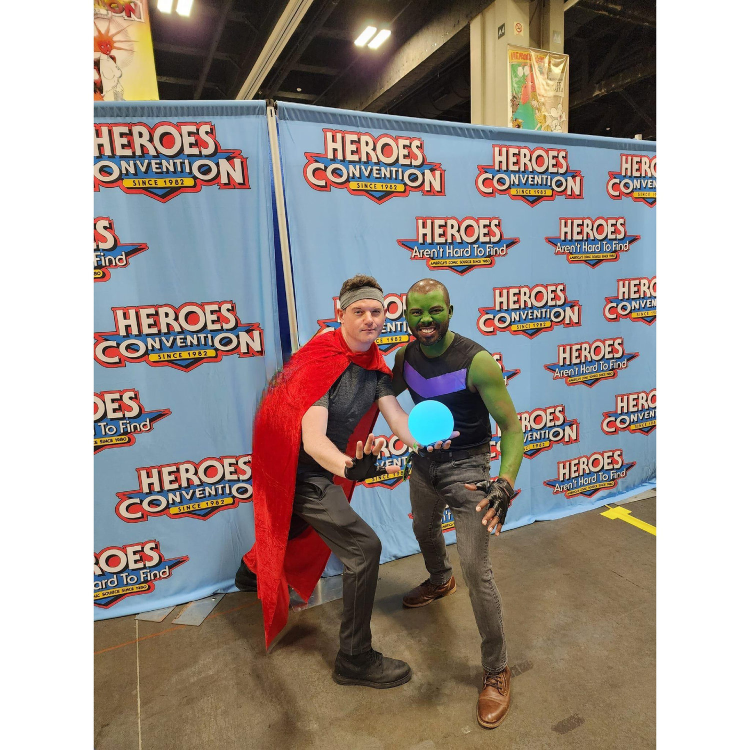 Wiccan and Hulkling at Heroes Con.