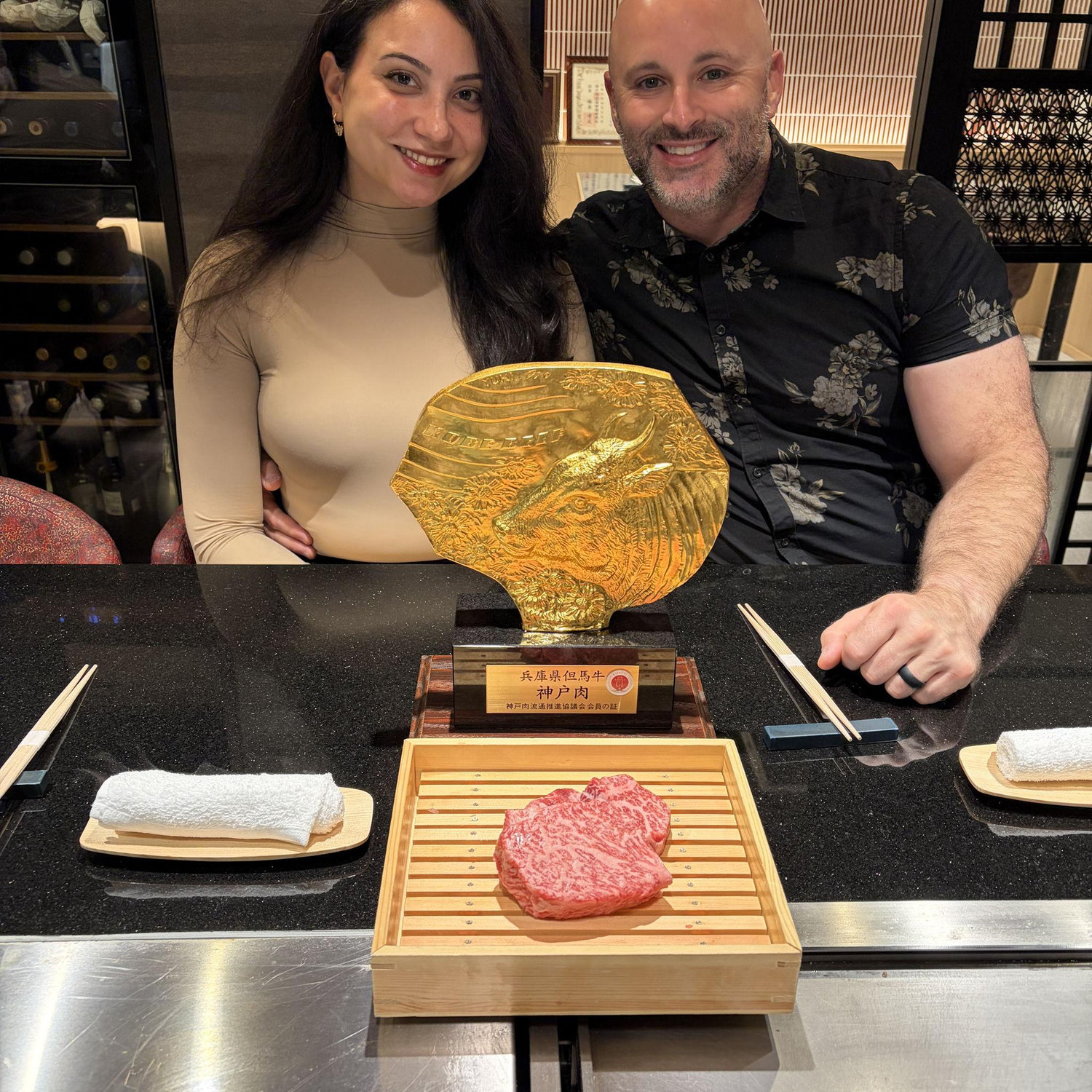 Steak dinner in Kyoto