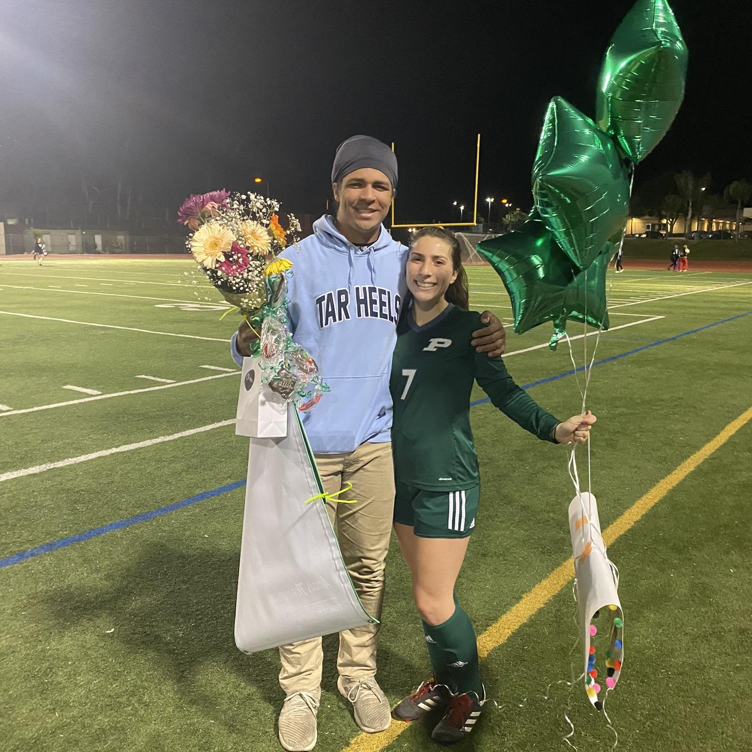 Anais' soccer senior night