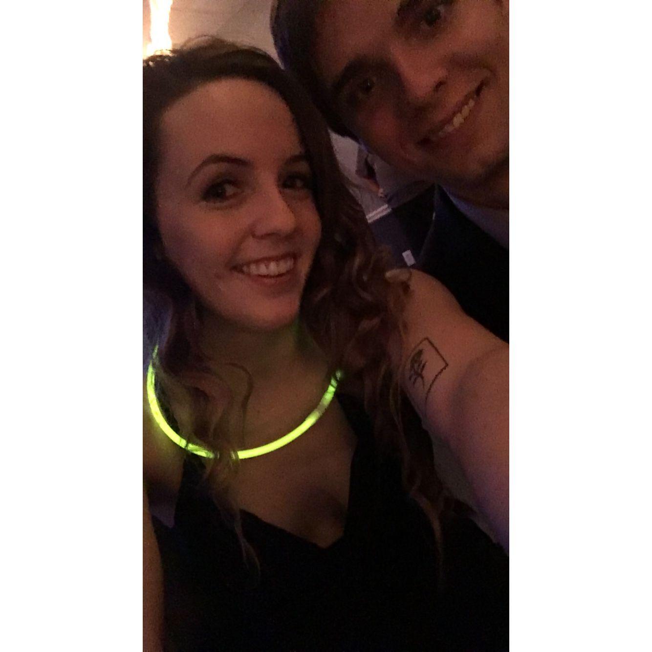 November 10, 2018 - Us at Ellen and Andy's second wedding reception in Fort Wayne