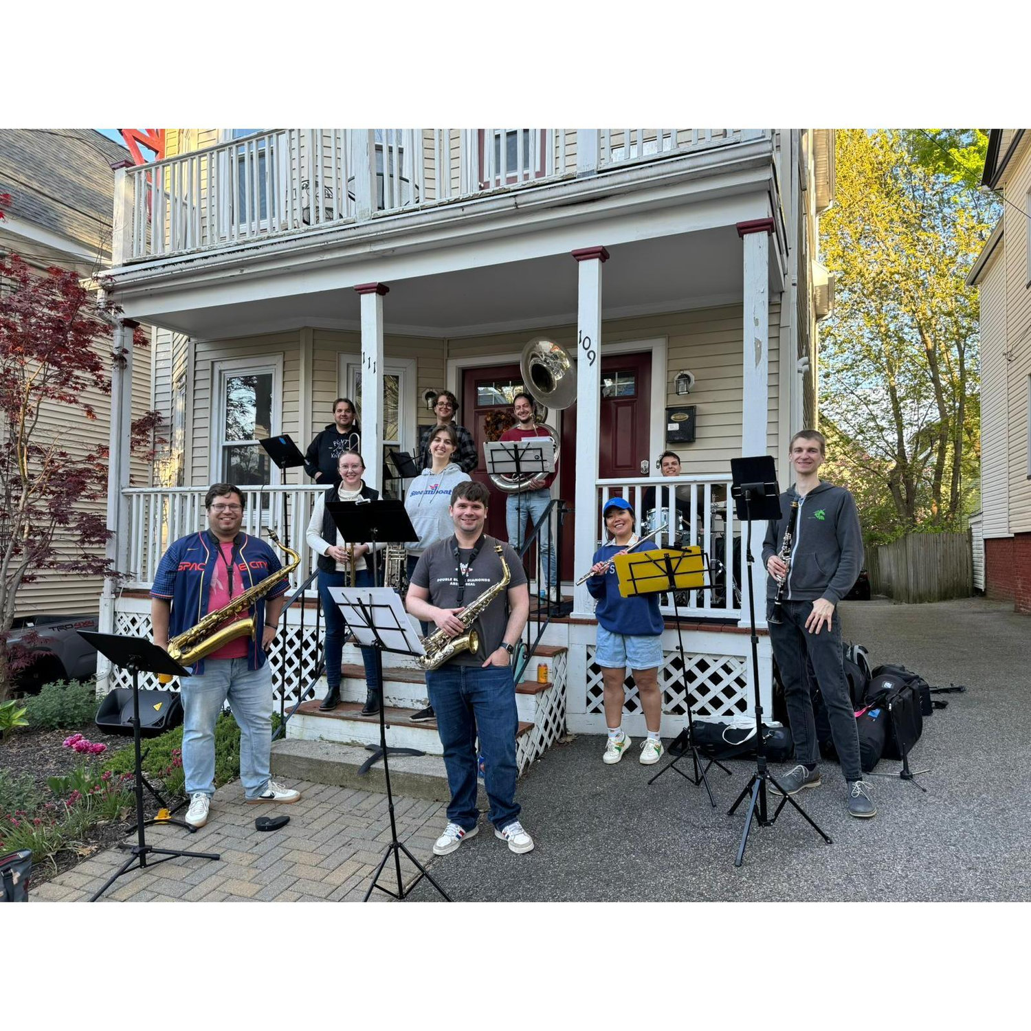 5/11/2024 - Quahog Wild's debut performance at Somerville Porchfest.