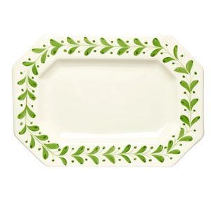 Anna Octagonal Platter (Olive)