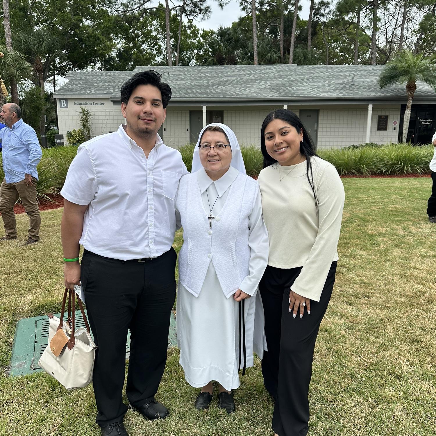 With Gisselle’s Confirmation Godmother