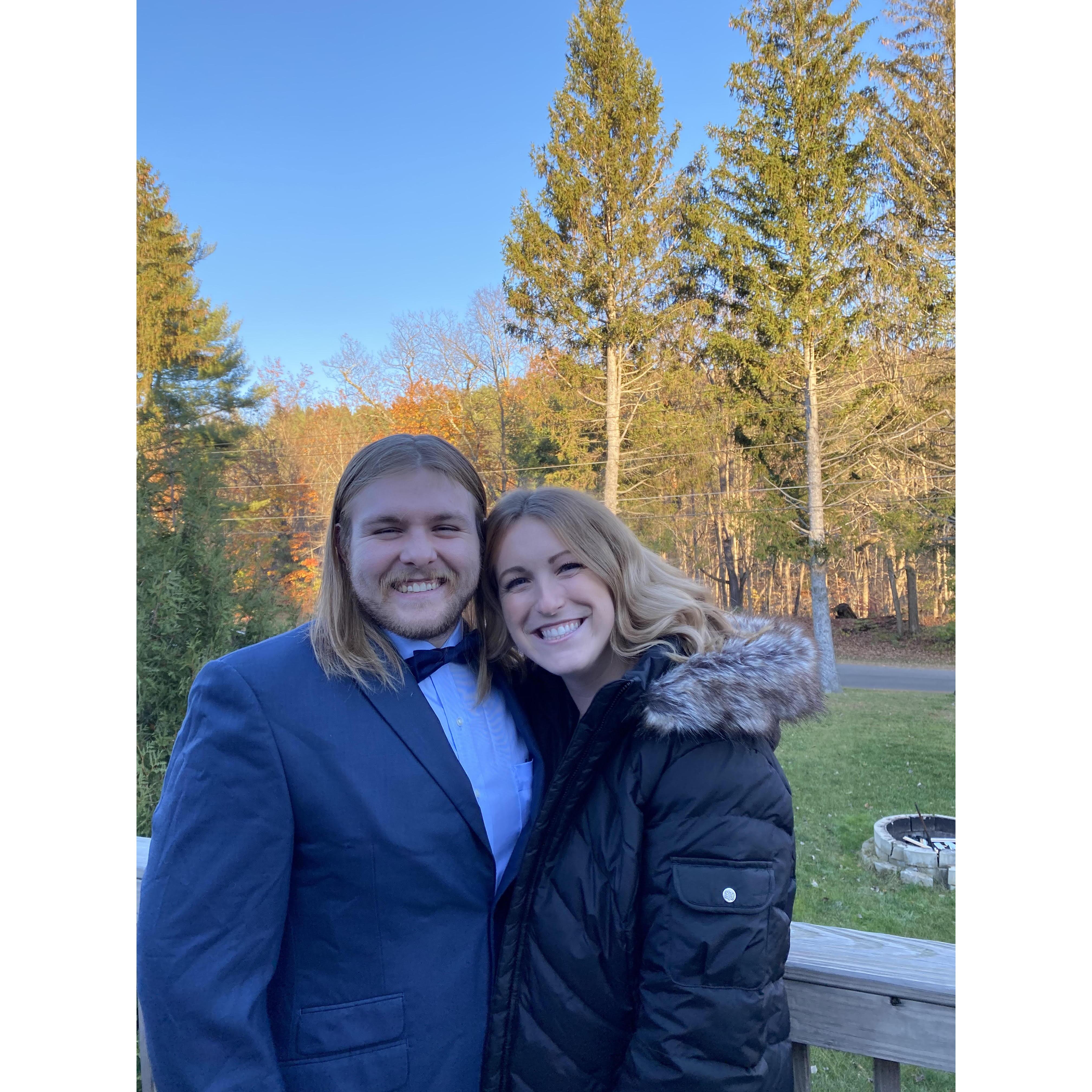 October 2020 - Our first anniversary. We went to Red Lion Inn in Stockbridge, MA.
