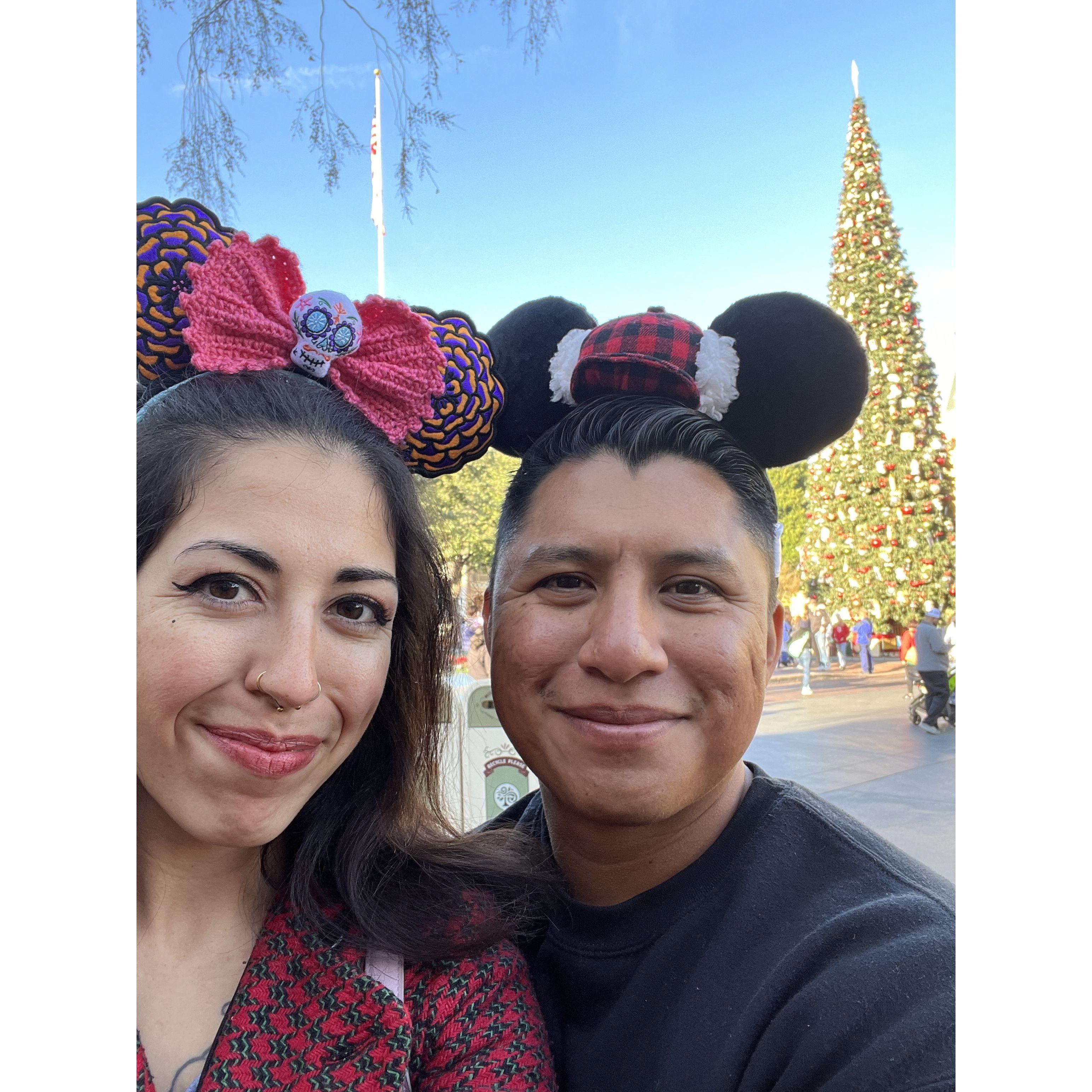 Fabian's first Disneyland trip.