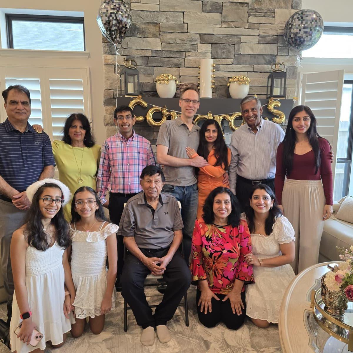 Celebrating our engagement with family :)