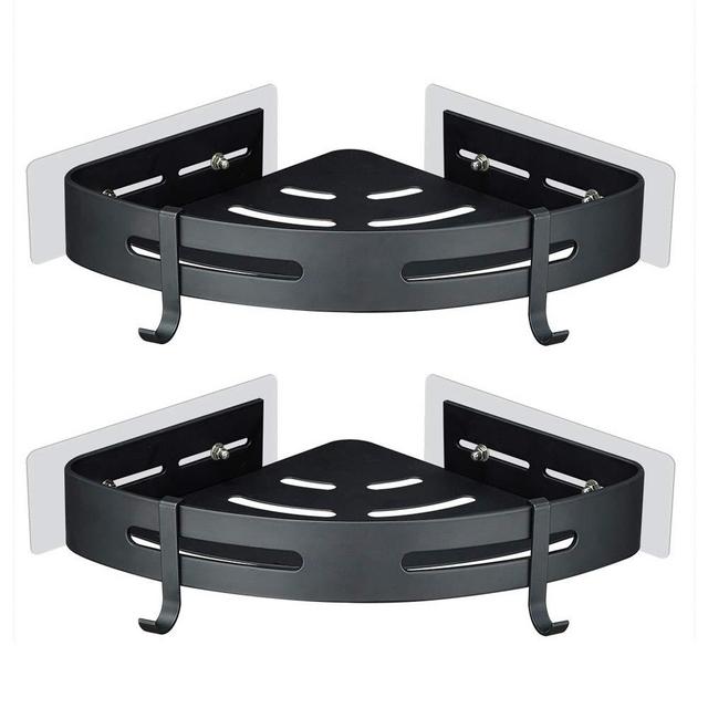 Gricol Corner Shelf Suction Shower Caddy No Drill
