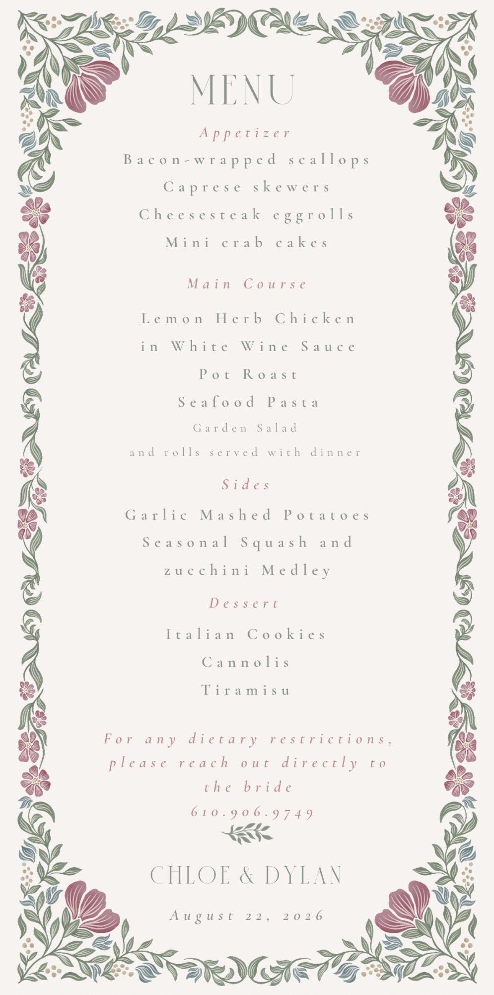The Wedding Website of Chloe Johnson and Dylan Muthersbaugh