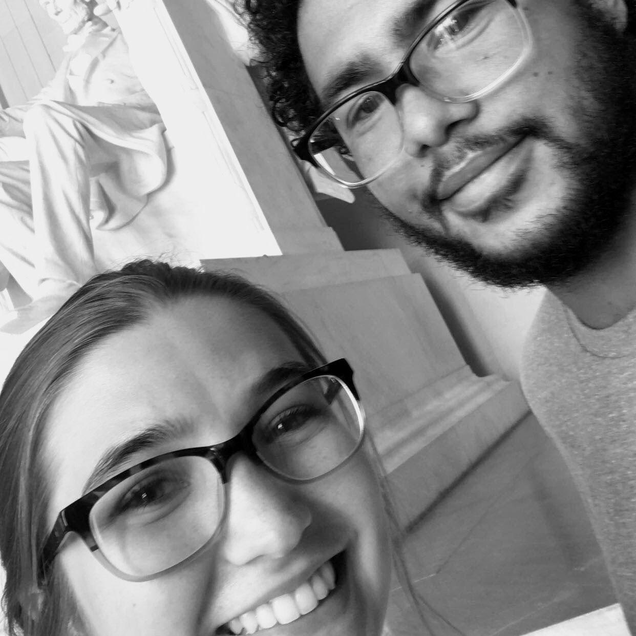 Our first year of dating at Washington DC!