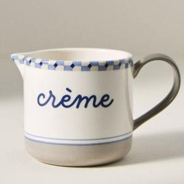 Café Violette Handpainted Stoneware Creamer