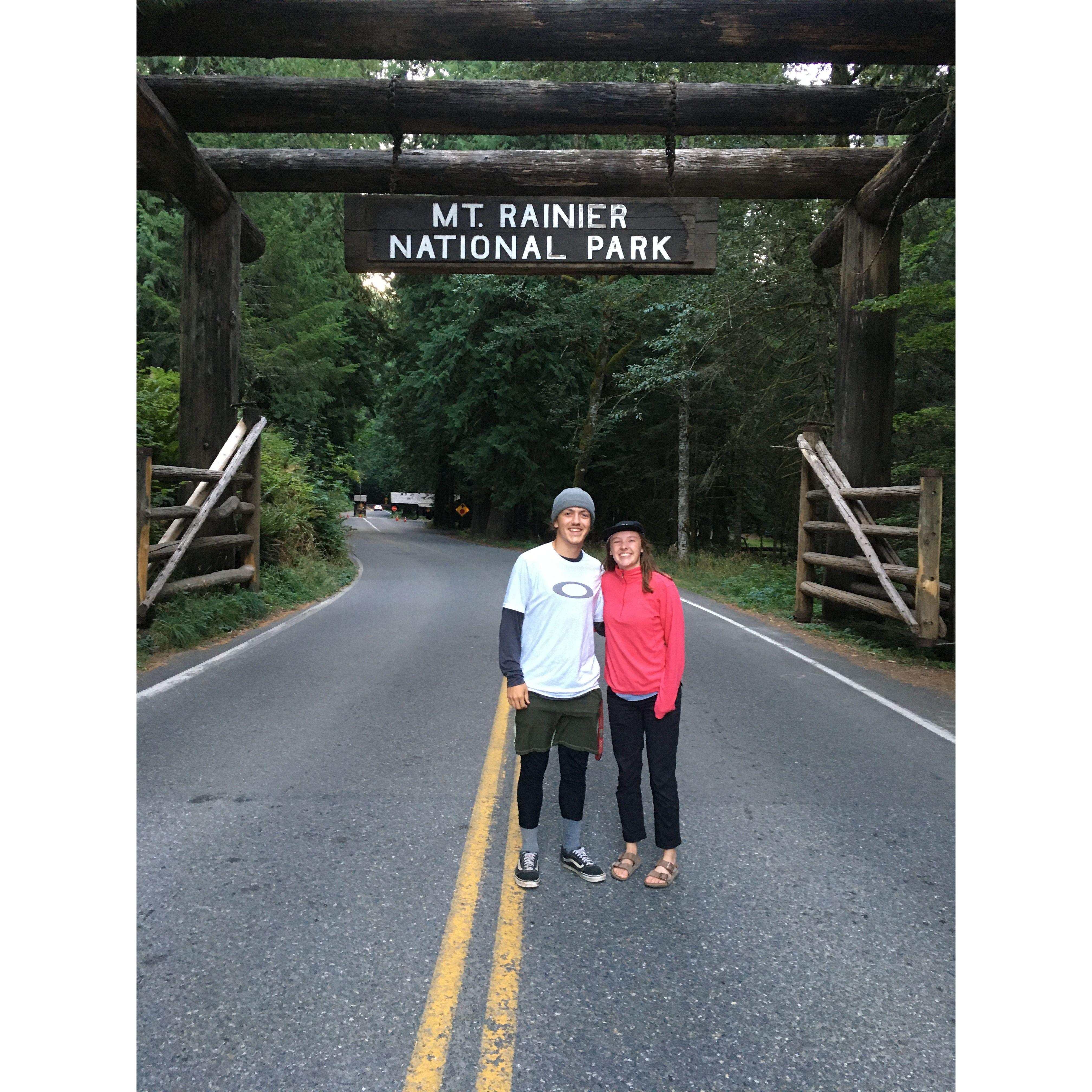2020 Alex took Sydney to Mt. Rainier National Park for her first time.