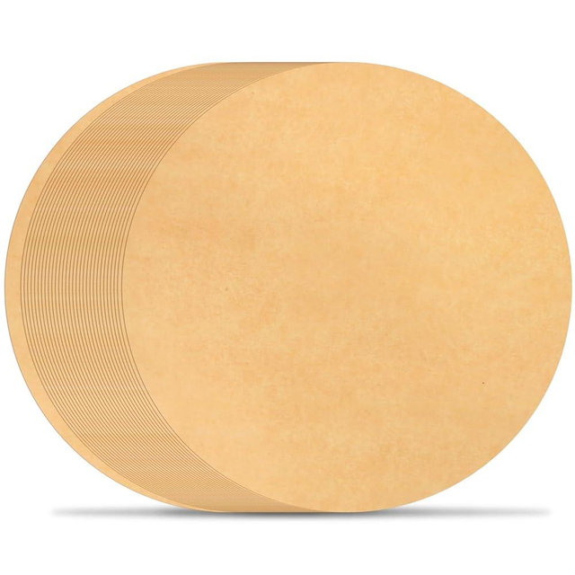 BYKITCHEN Parchment Paper Rounds, Set of 200, Non Stick 9 Inch Round Parchment Paper Sheet for Baking, Pre-cut Cake Pan Parchment Liners for Round Cake Pan, Springform Pan, Air Fryer and More