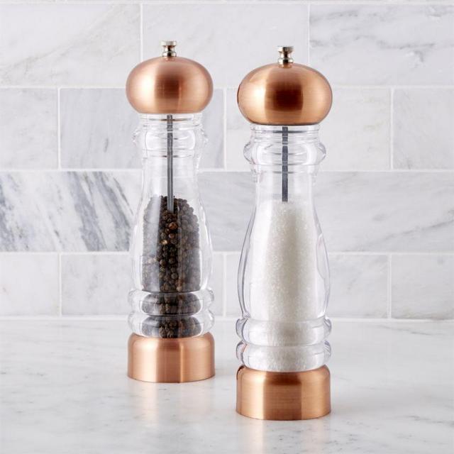Copper Salt and Pepper Mills