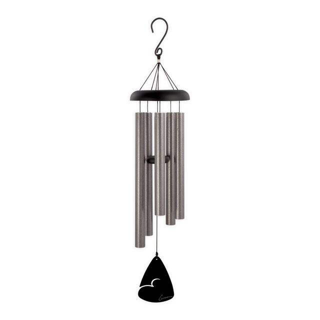36-Inch Metal Wind Chime in Pewter