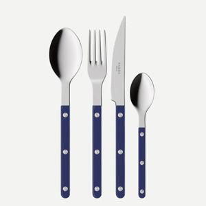 Sabre Cutlery Set, 48 Pieces, Navy, Shiny