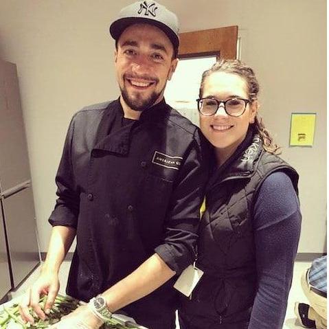 Michael would visit Ariella's school and cook with her students! (November 2018)