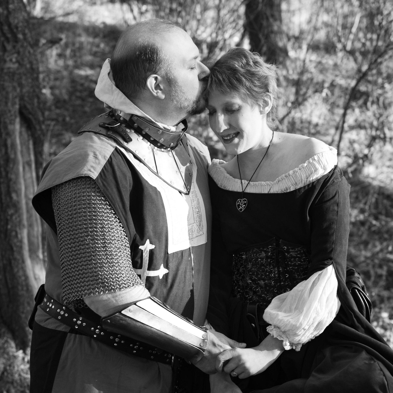 A still moment in time... how it feels when a knight kisses his princess.