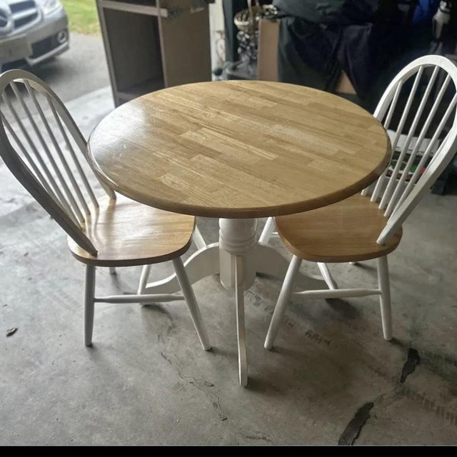 Table and chairs