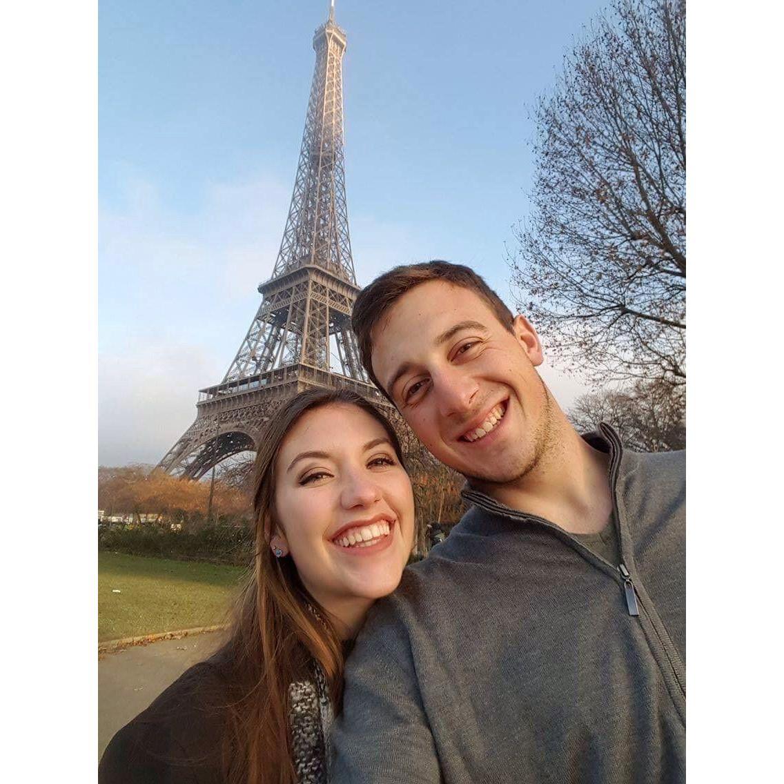 Our trip to Paris - reunited after 4 months!