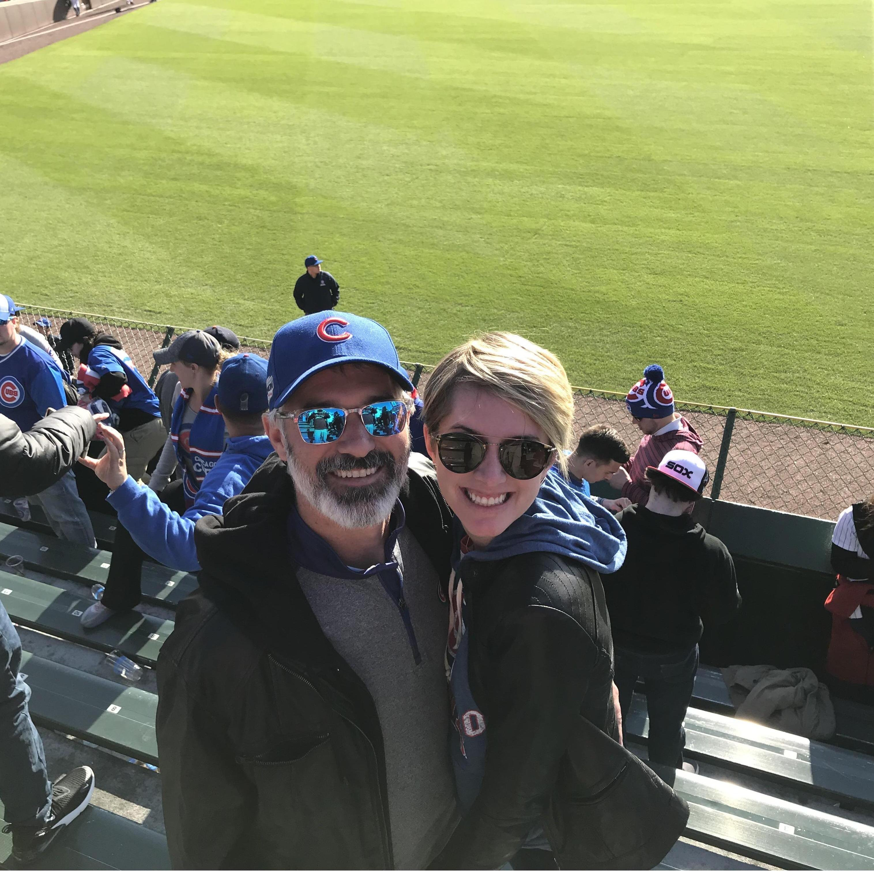 Wrigley Bleachers: First trip back to Chicago revisiting our magical meeting spot