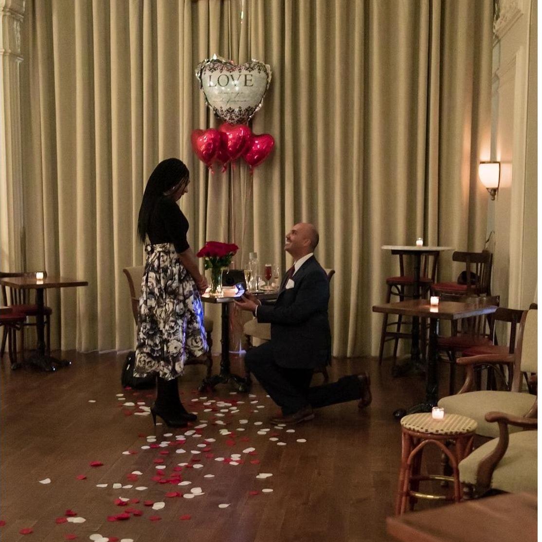 She said YES!