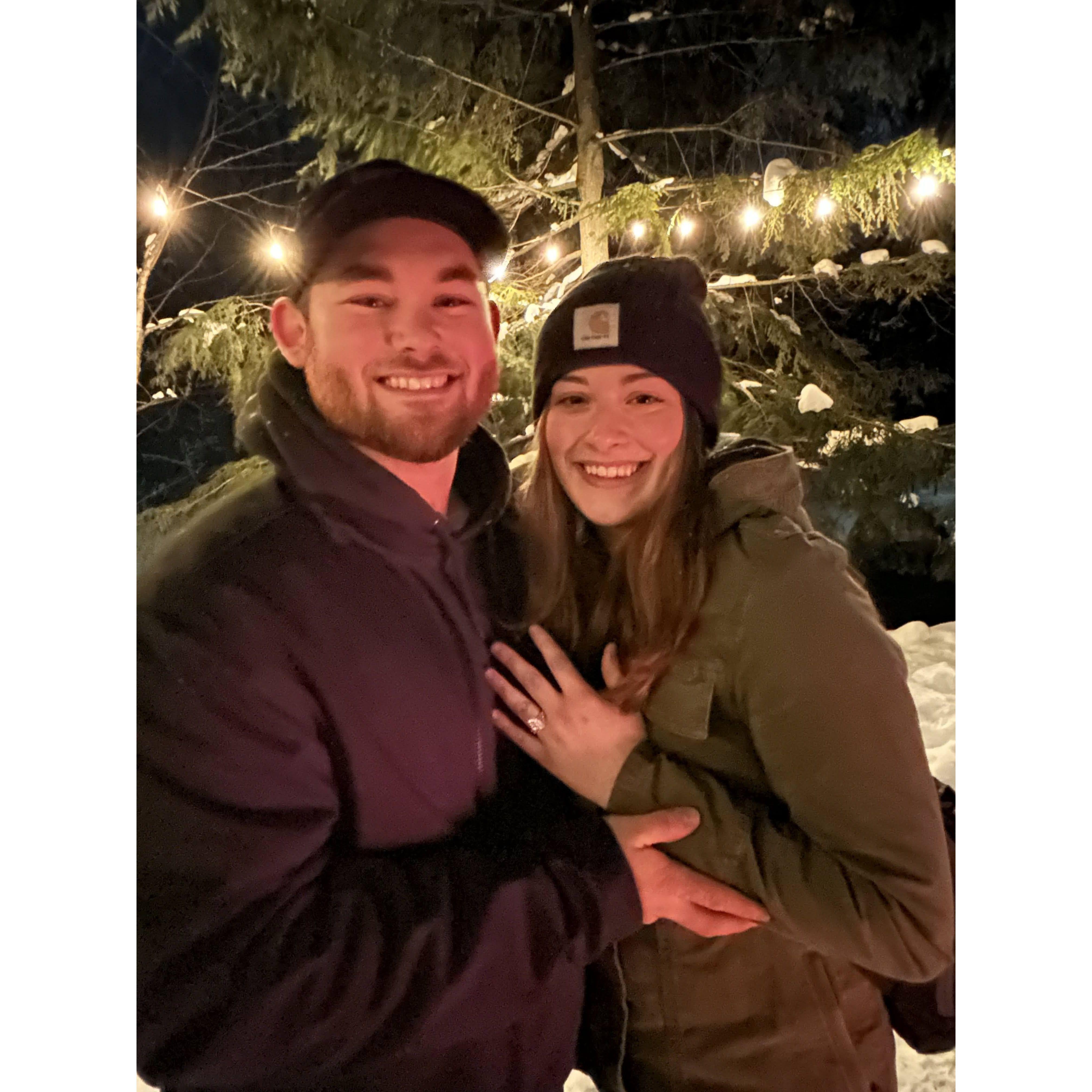 January 27th, 2023 - We are engaged!