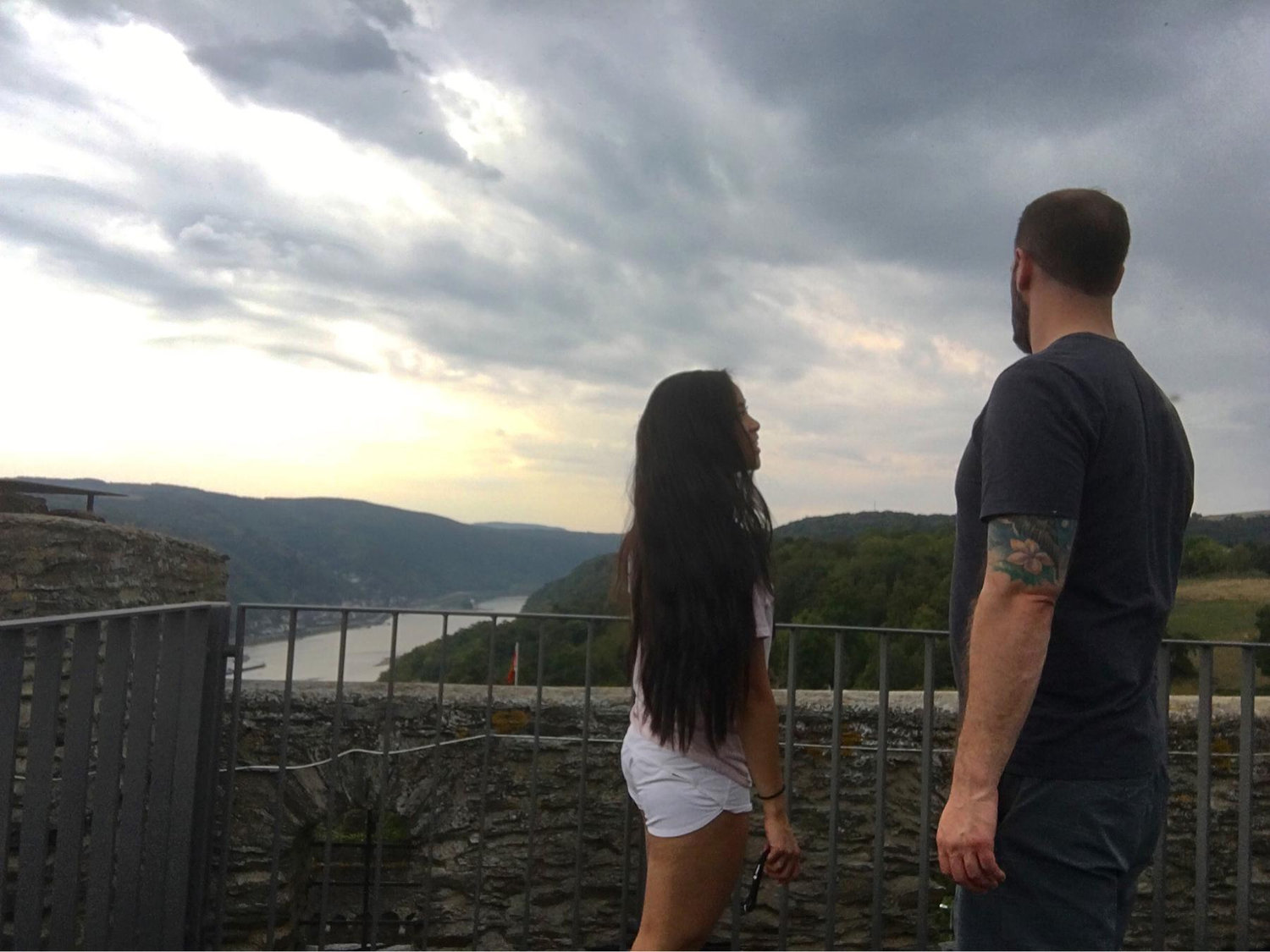 Overlooking the Rhein River, Germany - 2018