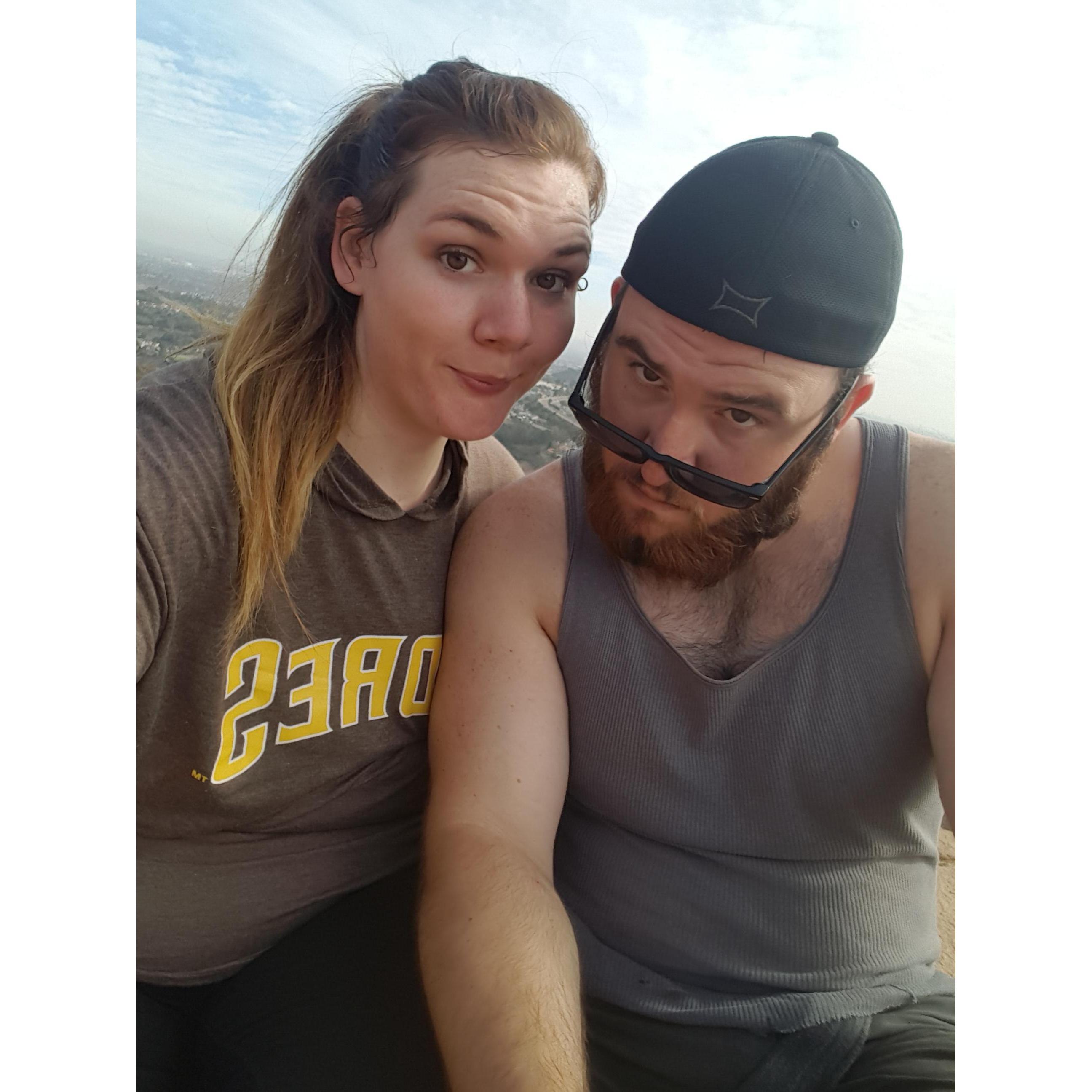 My birthday hike from the first year together :)