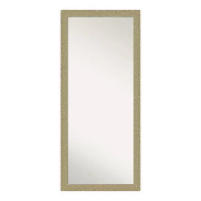 Amanti Art Mosaic 28-Inch x 64-Inch Framed Full Length Floor/Leaner Mirror in Gold