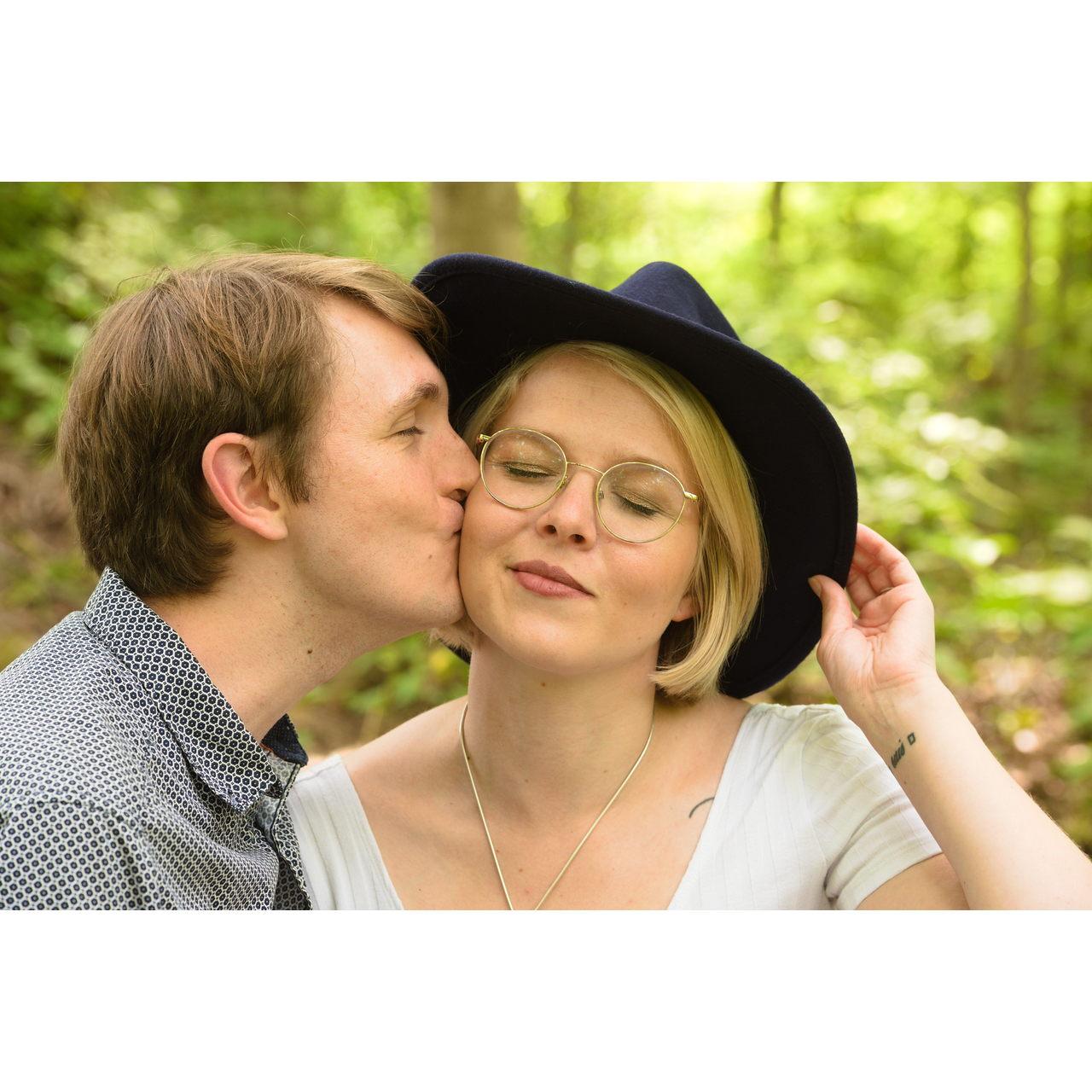 More engagement pictures at Nate's grandparent's house.
