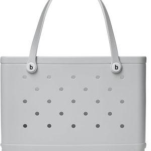 BOGG BAG - Tote for Beach, Pool, Boat, Sports - All Purpose EVA - White Buttons
