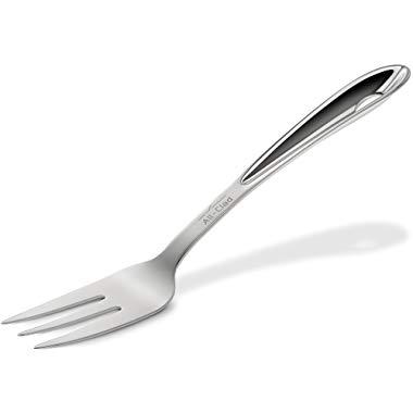 All-Clad T231 Stainless Steel Cook Serving Fork, Silver - 8701003876