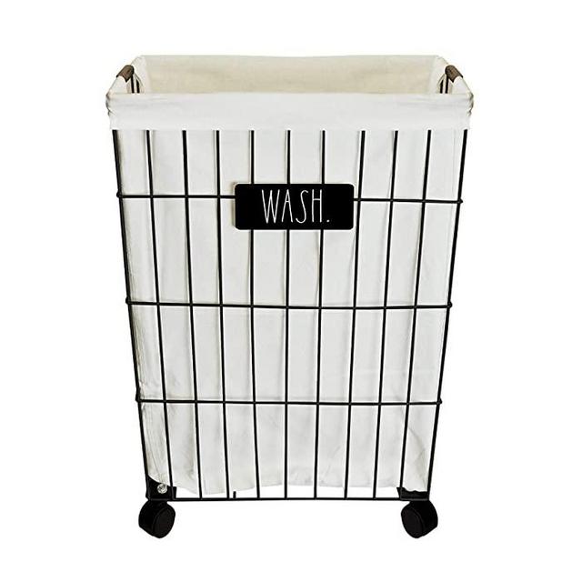 Rae Dunn Heavy Duty Laundry Hamper (WASH)