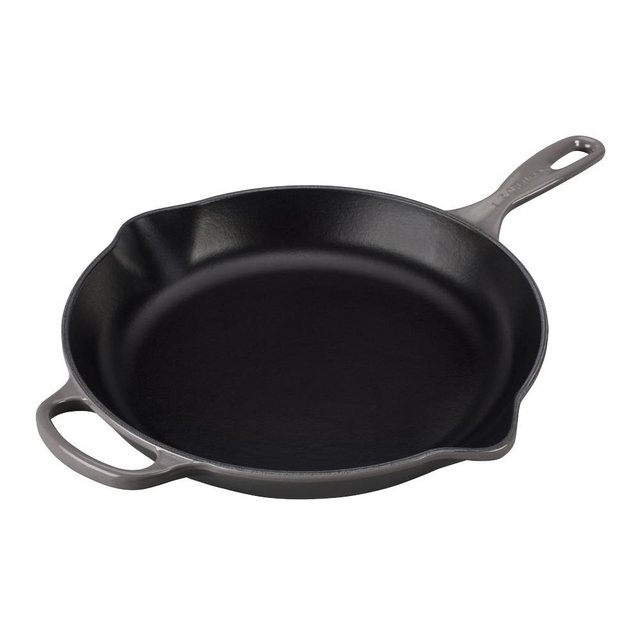 Le Creuset Signature Enameled Cast Iron Fry Pan, 12", Oyster