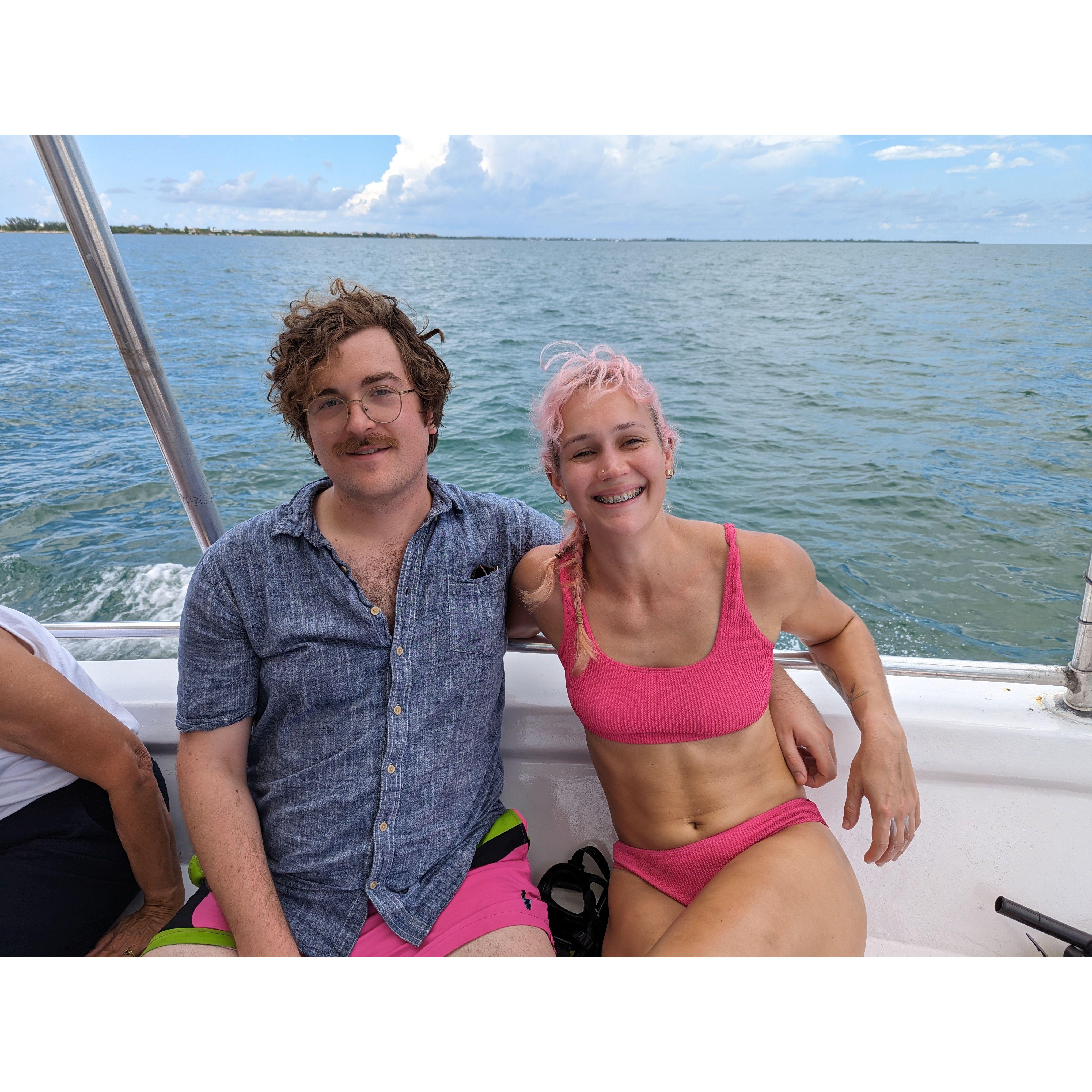 On our way to Stingray City in the Cayman Islands | September 2023