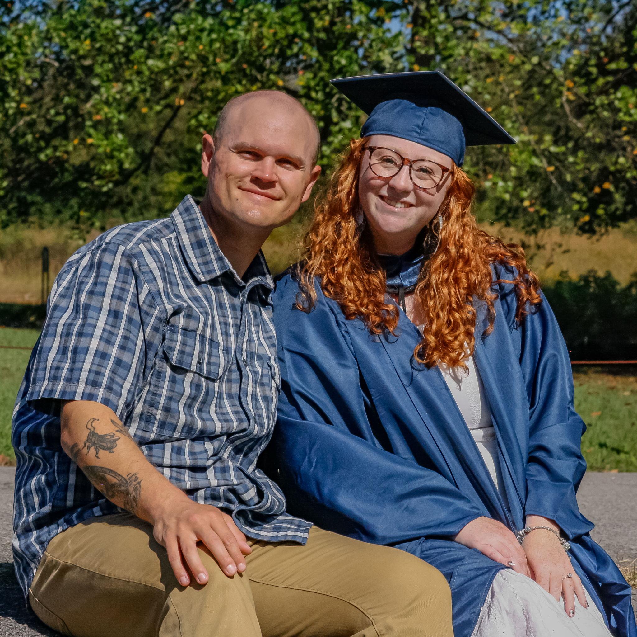 10/11/2025- Graduation Pictures for Both Graduates!