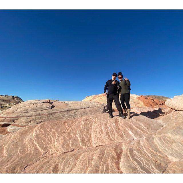 Hiking through The Valley of Fire!