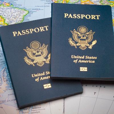 Passports for the newlyweds!