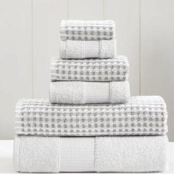 Amrapur Modern Threads Cobblestone 6-piece Bath Towel Set