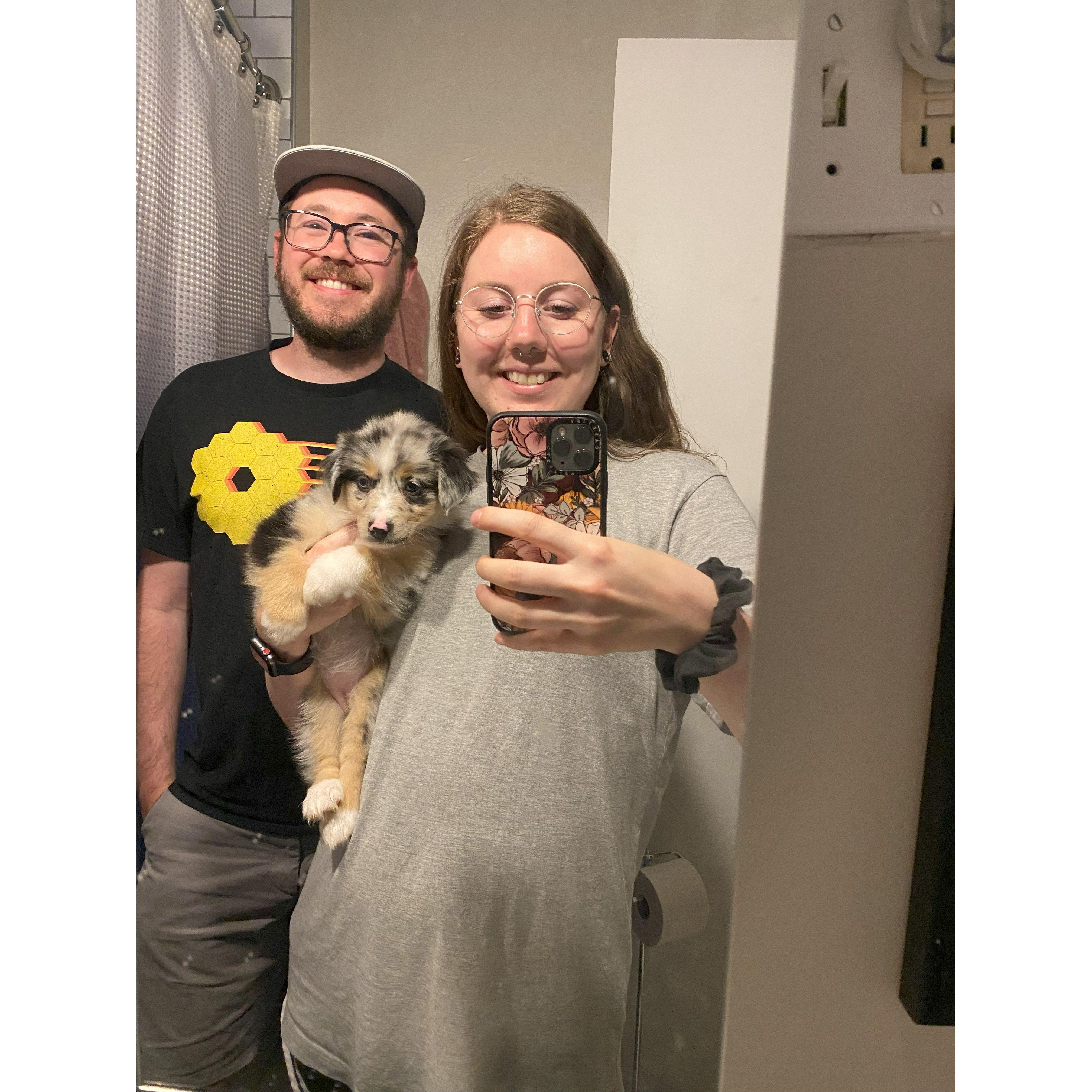 We got a puppy! Welcoming Zorba into the family!