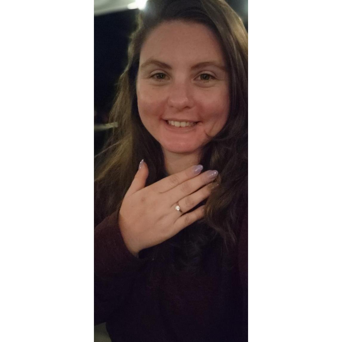 Moments after I said YES!!