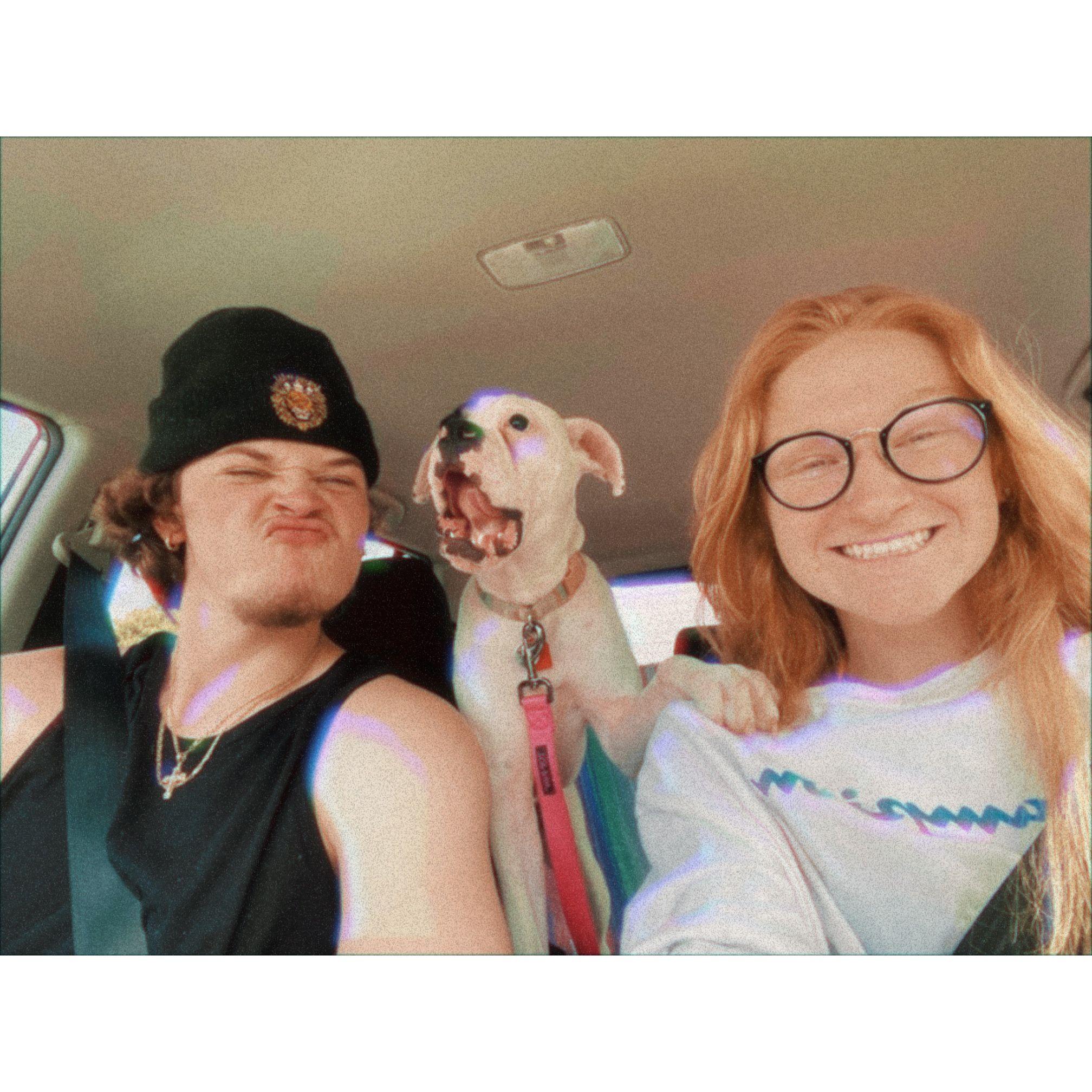 Car ride with Luna girl!