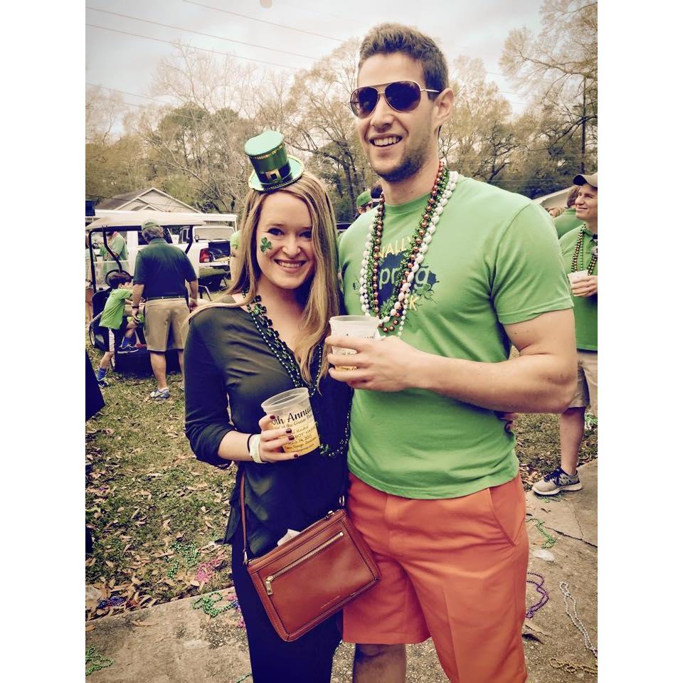 Baton Rouge, LA for the St. Patty's Parade!